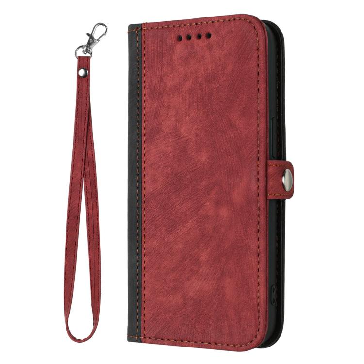 For iPhone 17 Pro Side Buckle Double Fold Hand Strap Leather Phone Case(Red) - free shipping - PMc TechLife - Order now!