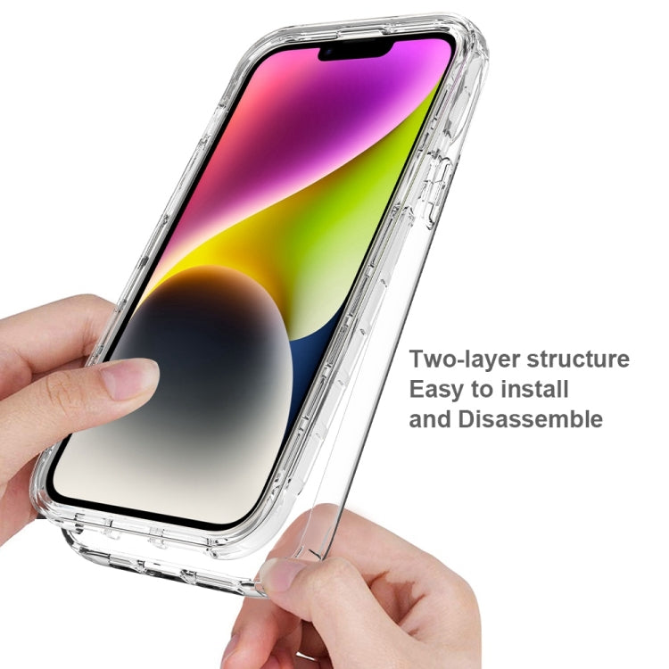 For iPhone 15 Plus Full Body Shockproof Clear Gradient Phone Case(Purple) - free shipping - PMC TechLife - Order now!