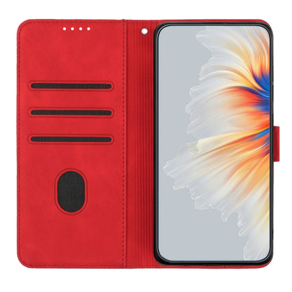 For iPhone 16 Pro Max Heart Pattern Skin Feel Leather Phone Case(Red) - iPhone 16 Pro Max Cases by PMC Jewellery | Online Shopping South Africa | PMC Jewellery | Buy Now Pay Later Mobicred