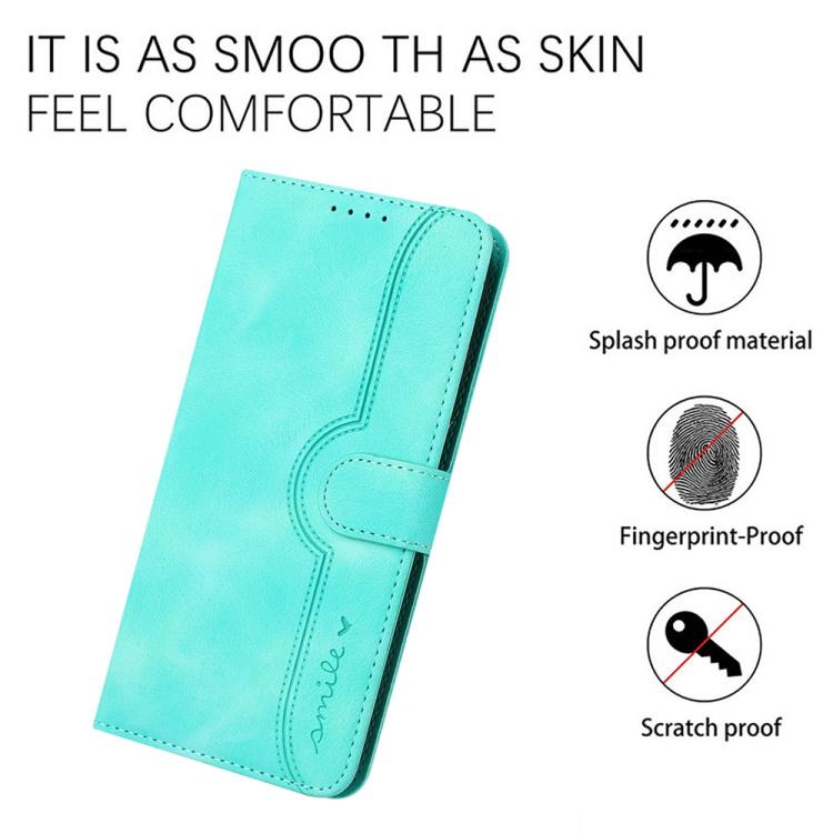 For iPhone 17 Pro Max Heart Pattern Skin Feel Leather Phone Case(Light Blue) - free shipping - PMc TechLife - Order now!