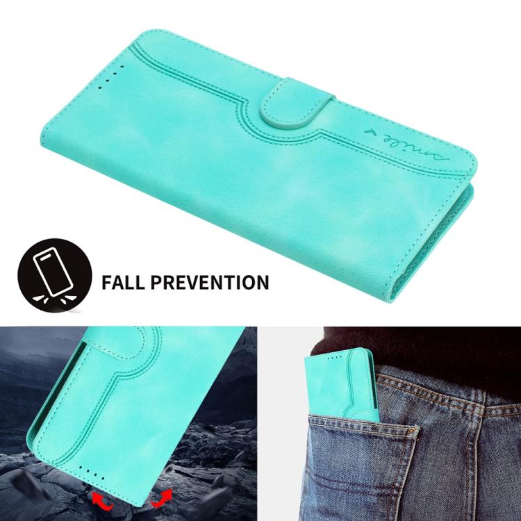 For iPhone 17 Pro Max Heart Pattern Skin Feel Leather Phone Case(Light Blue) - free shipping - PMc TechLife - Order now!