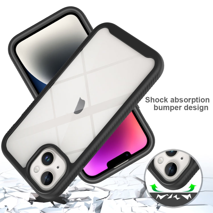 For iPhone 15 Plus Starry Sky Solid Color Series PC + TPU Phone Case with PET Film(Red) - iPhone 15 Plus Cases by PMC TechLife | Online Shopping South Africa | PMC TechLife
