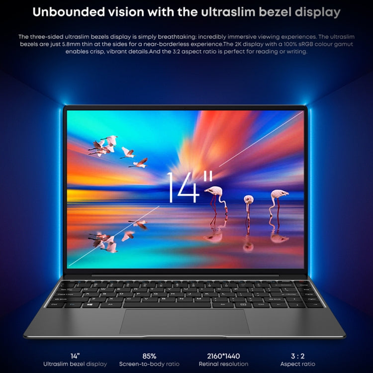 CHUWI CoreBook X 14 inch Laptop, 16GB+512GB, Windows 11 Intel 12th Gen Core i3-1215U Hexa Core - CHUWI by CHUWI | Online Shopping South Africa | PMC Jewellery | Buy Now Pay Later Mobicred