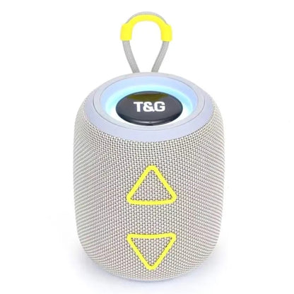 T&G TG655 Outdoor Portable TWS Wireless Bluetooth Speaker LED Light Stereo Subwoofer(Grey) - Desktop Speaker by T&G | Online Shopping South Africa | PMC Jewellery | Buy Now Pay Later Mobicred