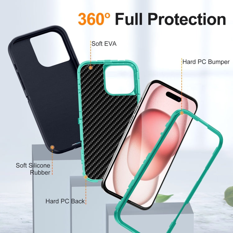 For iPhone 16 Pro Life Waterproof Rugged Phone Case(Dark Blue + Light Blue) - iPhone 16 Pro Cases by PMC Jewellery | Online Shopping South Africa | PMC Jewellery | Buy Now Pay Later Mobicred