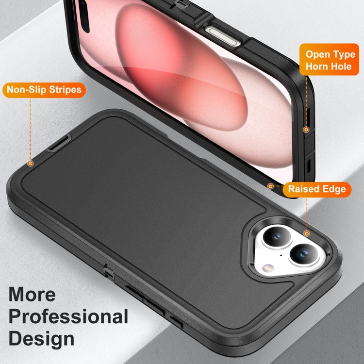 For iPhone 16 Plus Life Waterproof Rugged Phone Case(Black) - iPhone 16 Plus Cases by PMC TechLife | Online Shopping South Africa | PMC TechLife | Buy Now Pay Later Mobicred