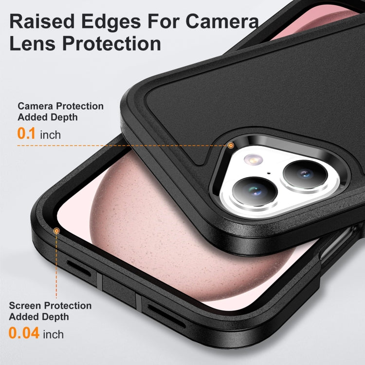 For iPhone 16 Plus Life Waterproof Rugged Phone Case(Black) - iPhone 16 Plus Cases by PMC TechLife | Online Shopping South Africa | PMC TechLife | Buy Now Pay Later Mobicred