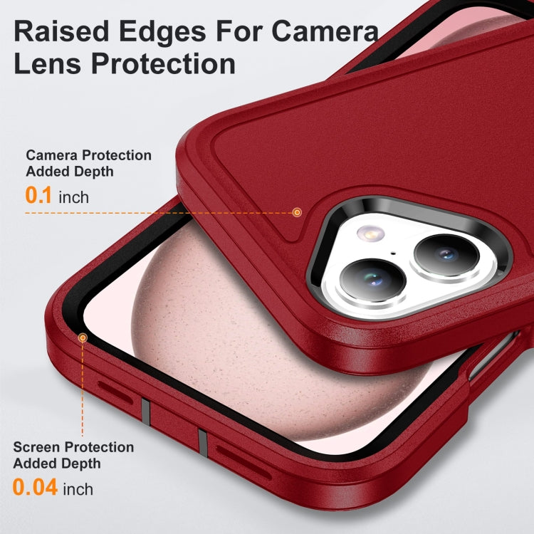For iPhone 16 Life Waterproof Rugged Phone Case(Red + Black) - iPhone 16 Cases by PMC TechLife | Online Shopping South Africa | PMC TechLife | Buy Now Pay Later Mobicred