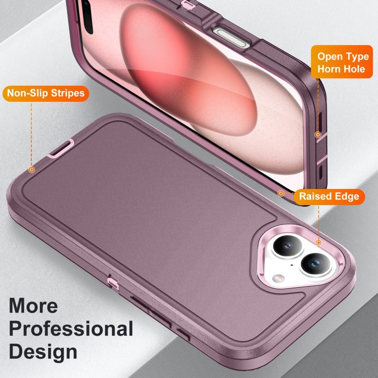 For iPhone 16 Life Waterproof Rugged Phone Case(Purple + Pink) - iPhone 16 Cases by PMC TechLife | Online Shopping South Africa | PMC TechLife | Buy Now Pay Later Mobicred