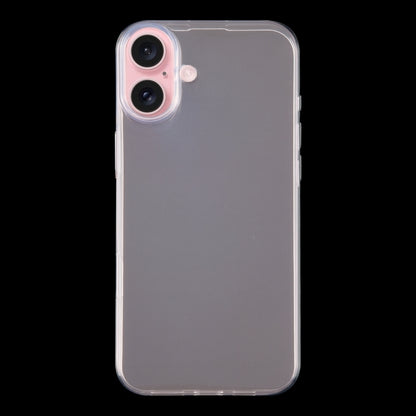 For iPhone 16 Ultra-thin Transparent TPU Phone Case - iPhone 16 Cases by PMC Jewellery | Online Shopping South Africa | PMC Jewellery | Buy Now Pay Later Mobicred