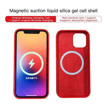 For iPhone 16 Pro Liquid Silicone Full Coverage MagSafe Phone Case(Red) - More iPhone Cases by PMC Jewellery | Online Shopping South Africa | PMC Jewellery | Buy Now Pay Later Mobicred