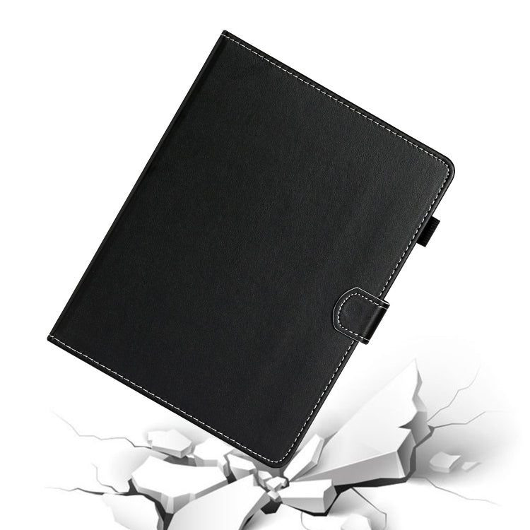 For 10 inch Universal Solid Color Horizontal Flip Leather Case with Card Slots & Holder & Pen Slot(Black) - 10 - 11 inch by PMC TechLife | Online Shopping South Africa | PMC TechLife | Buy Now Pay Later Mobicred