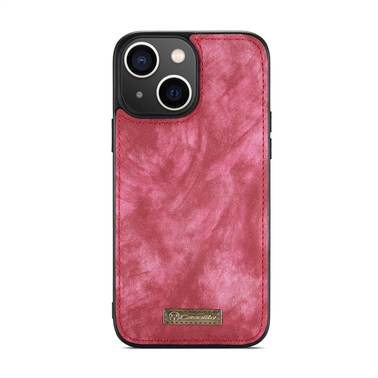 For iPhone 15 CaseMe 008 Detachable Multifunctional Leather Phone Case(Red) - free shipping - PMC Jewellery - Order now!