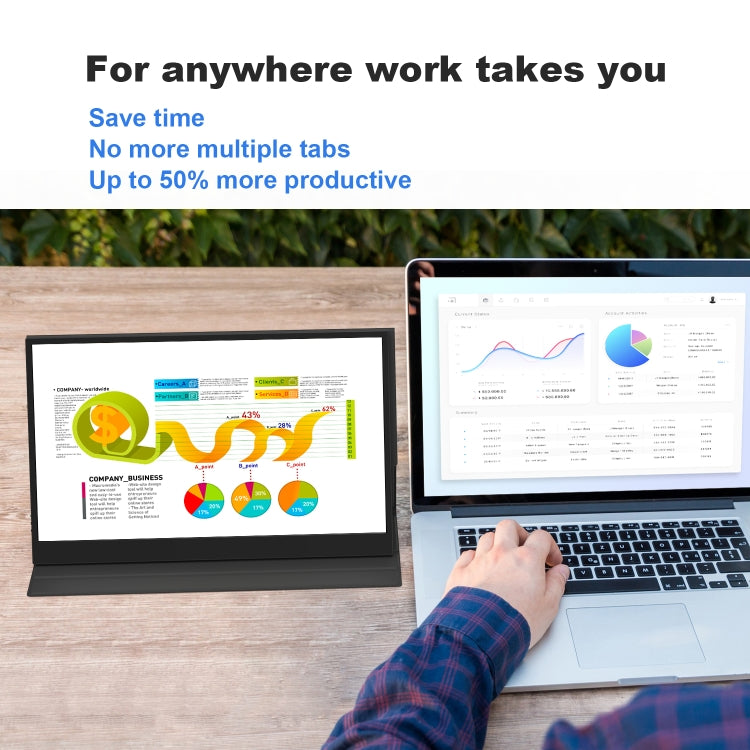 GXMO G156F 15.6 inch FHD 1920x1080P IPS Screen Portable Muti-platform Monitor(Black) - free shipping - PMC Jewellery - Order now!