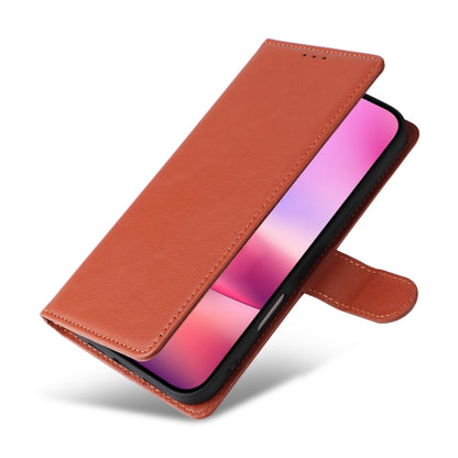 For iPhone 16 Plus Multifunctional Horizontal Flip Leather Phone Case with Three Card Slots(Brown) - iPhone 16 Plus Cases by PMC Jewellery | Online Shopping South Africa | PMC Jewellery | Buy Now Pay Later Mobicred