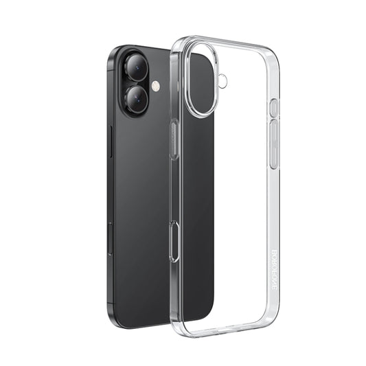 For iPhone 16 Plus BOROFONE Ice Series TPU Phone Case(Transparent) - iPhone 16 Plus Cases by Borofone | Online Shopping South Africa | PMC Jewellery | Buy Now Pay Later Mobicred