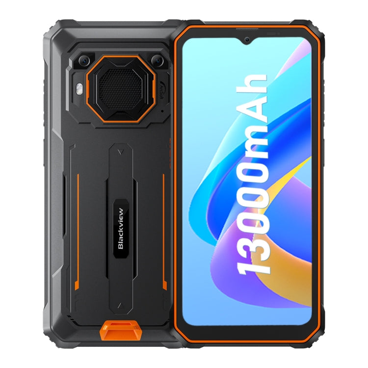 Blackview BV6200 Pro, 6GB+128GB, IP68/IP69K/MIL-STD-810H, 6.56 inch Android 13 MediaTek Helio P35 Octa Core, Network: 4G, OTG(Orange) - free shipping - PMC TechLife - Order now!