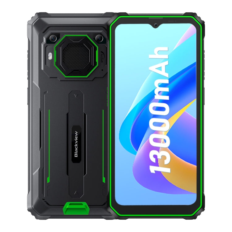 Blackview BV6200 Pro, 6GB+128GB, IP68/IP69K/MIL-STD-810H, 6.56 inch Android 13 MediaTek Helio P35 Octa Core, Network: 4G, OTG(Green) - free shipping - PMC TechLife - Order now!