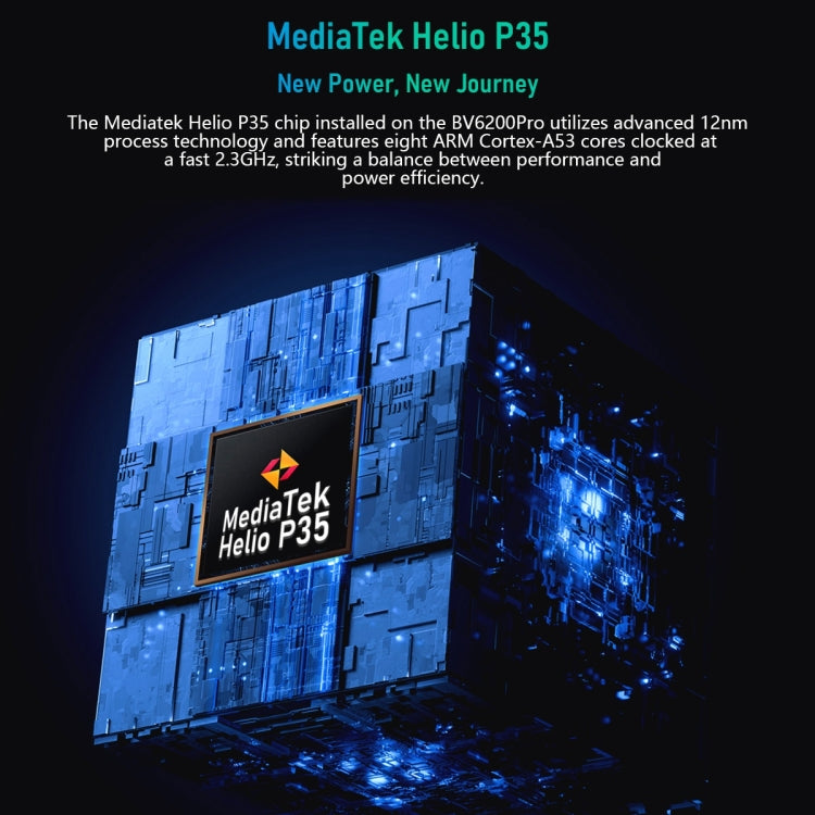 Blackview BV6200 Pro, 6GB+128GB, IP68/IP69K/MIL-STD-810H, 6.56 inch Android 13 MediaTek Helio P35 Octa Core, Network: 4G, OTG(Green) - free shipping - PMC TechLife - Order now!