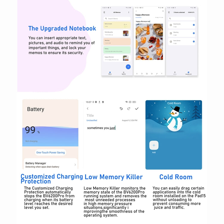 Blackview BV6200 Pro, 6GB+128GB, IP68/IP69K/MIL-STD-810H, 6.56 inch Android 13 MediaTek Helio P35 Octa Core, Network: 4G, OTG(Green) - free shipping - PMC TechLife - Order now!