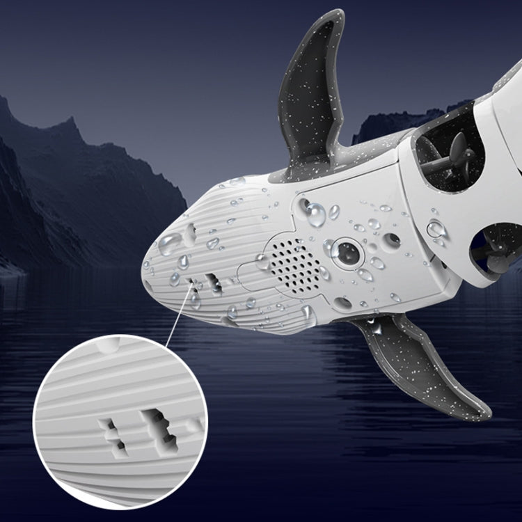 LS-XDU/RC B4 Remote Control Whale Toy Can Dive And Spray Water(Dark Grey) - RC Boats by PMC Jewellery | Online Shopping South Africa | PMC Jewellery | Buy Now Pay Later Mobicred