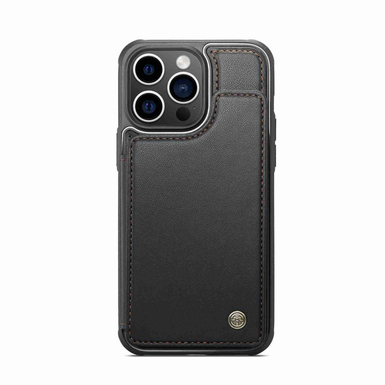 For iPhone 15 Pro Max CaseMe C22 Card Slots Holder RFID Anti-theft Phone Case(Black) - iPhone 15 Pro Max Cases by CaseMe | Online Shopping South Africa | PMC Jewellery | Buy Now Pay Later Mobicred