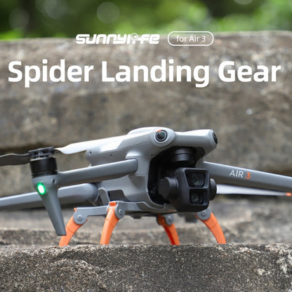 For DJI Air 3 Sunnylife LG664 Foldable Spider Landing Gear(Orange) -  by Sunnylife | Online Shopping South Africa | PMC Jewellery | Buy Now Pay Later Mobicred