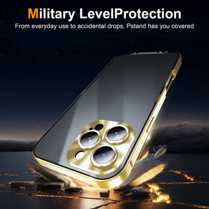 For iPhone 16 Pro Max Frosted Metal Phone Case(Gold) - iPhone 16 Pro Max Cases by PMC Jewellery | Online Shopping South Africa | PMC Jewellery | Buy Now Pay Later Mobicred