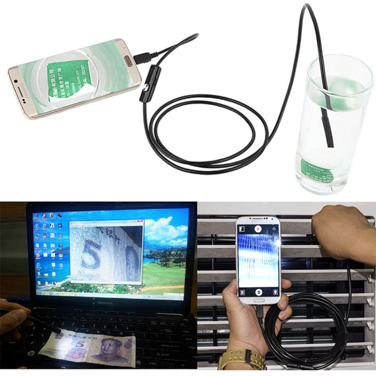 AN97 Waterproof Micro USB Endoscope Snake Tube Inspection Camera for Parts of OTG Function Android Mobile Phone, with 6 LEDs, Lens Diameter:5.5mm(Length: 3.5m) -  by PMC Jewellery | Online Shopping South Africa | PMC Jewellery | Buy Now Pay Later Mobicred