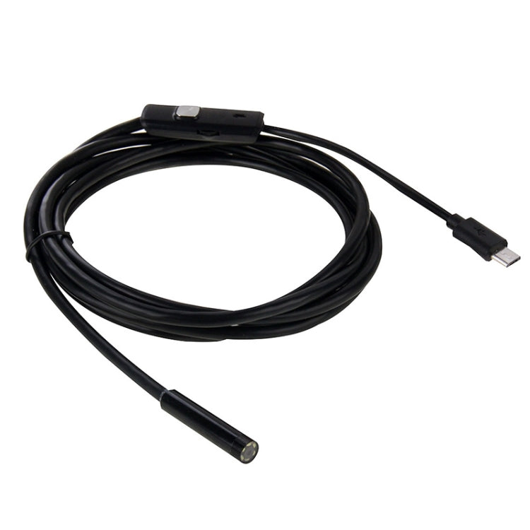 AN97 Waterproof Micro USB Endoscope Snake Tube Inspection Camera for Parts of OTG Function Android Mobile Phone, with 6 LEDs, Lens Diameter:5.5mm(Length: 10m) -  by PMC Jewellery | Online Shopping South Africa | PMC Jewellery | Buy Now Pay Later Mobicred