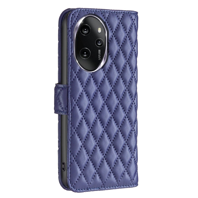For Honor 100 Pro Diamond Lattice Wallet Flip Leather Phone Case(Blue) - Honor Cases by PMC TechLife | Online Shopping South Africa | PMC TechLife | Buy Now Pay Later Mobicred