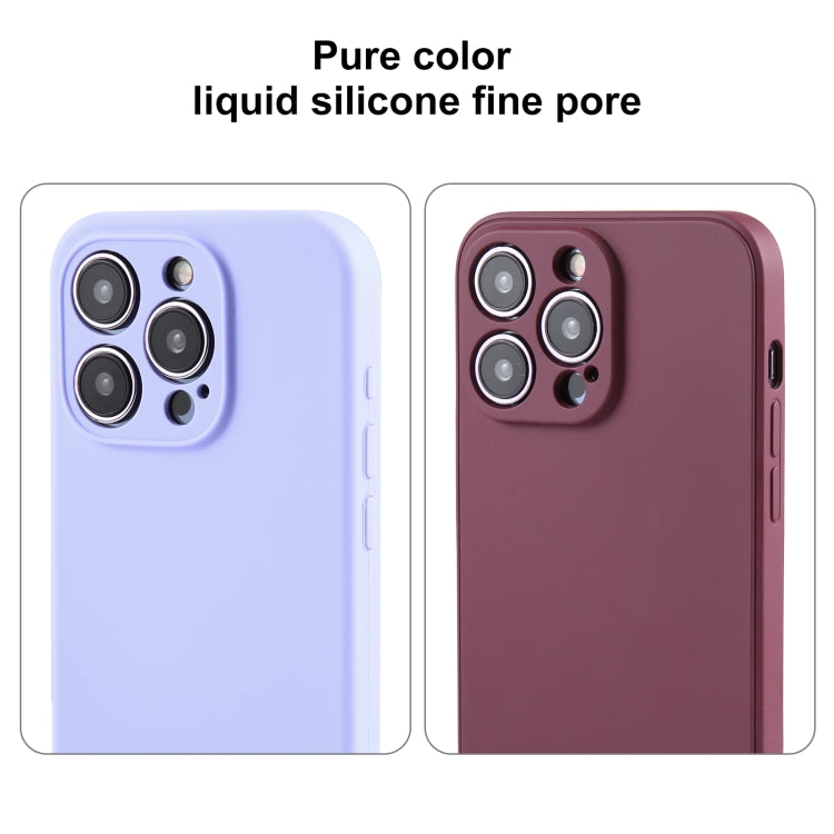 For iPhone 16 Pro Max Pure Color Liquid Silicone Fine Pore Phone Case(White) - iPhone 16 Pro Max Cases by PMC Jewellery | Online Shopping South Africa | PMC Jewellery | Buy Now Pay Later Mobicred