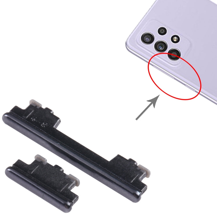 For Samsung Galaxy A52 4G SM-A525 10pcs Power Button + Volume Control Button(Black) - free shipping - PMc TechLife - Order now!