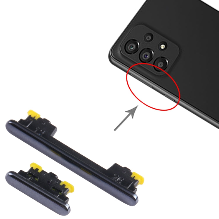 For Samsung Galaxy A53 5G SM-A536 10pcs Power Button + Volume Control Button(Black) - free shipping - PMc TechLife - Order now!