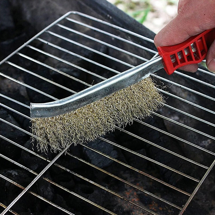 BBQ Grill Wire Cleaning Brush with Handle Stainless Steel - free shipping - PMC TechLife - Order now!