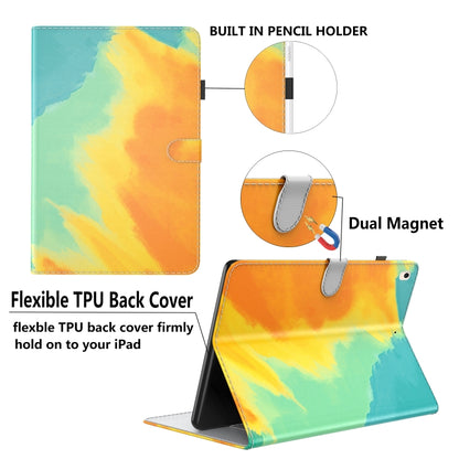 For Xiaomi Redmi Pad SE 11 inch Watercolor Pattern Flip Leather Tablet Case(Autumn Leaves) - More Tablet Cases by PMC Jewellery | Online Shopping South Africa | PMC Jewellery | Buy Now Pay Later Mobicred