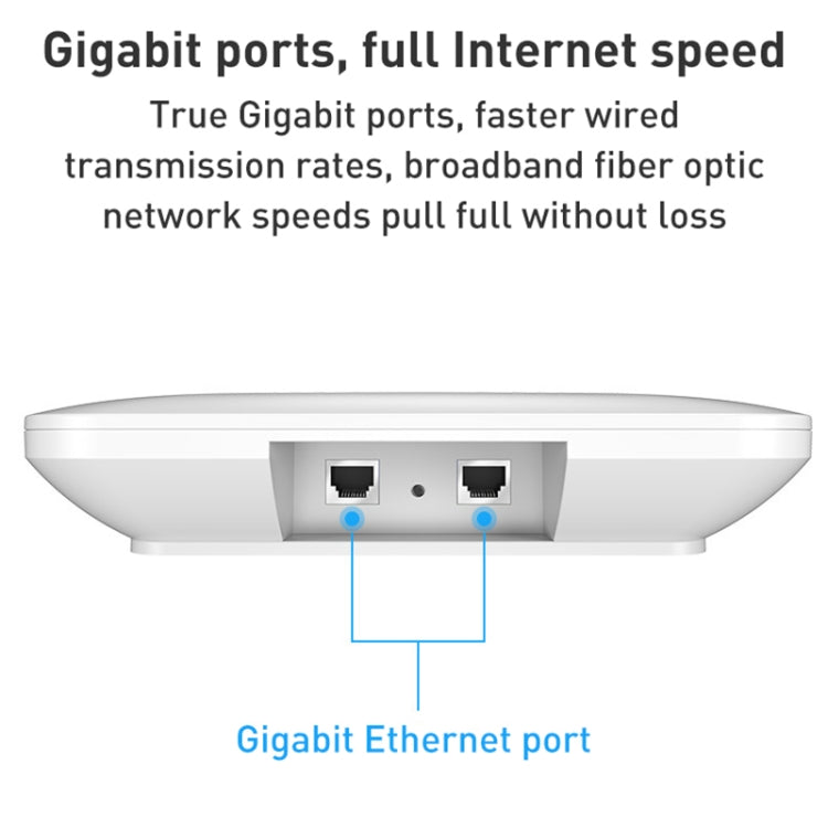 COMFAST CF-E393AX 3000Mbps WIFI6 Dual Frequency Ceiling Mounted Indoor Wireless AP(White) - Broadband Amplifiers by COMFAST | Online Shopping South Africa | PMC Jewellery | Buy Now Pay Later Mobicred