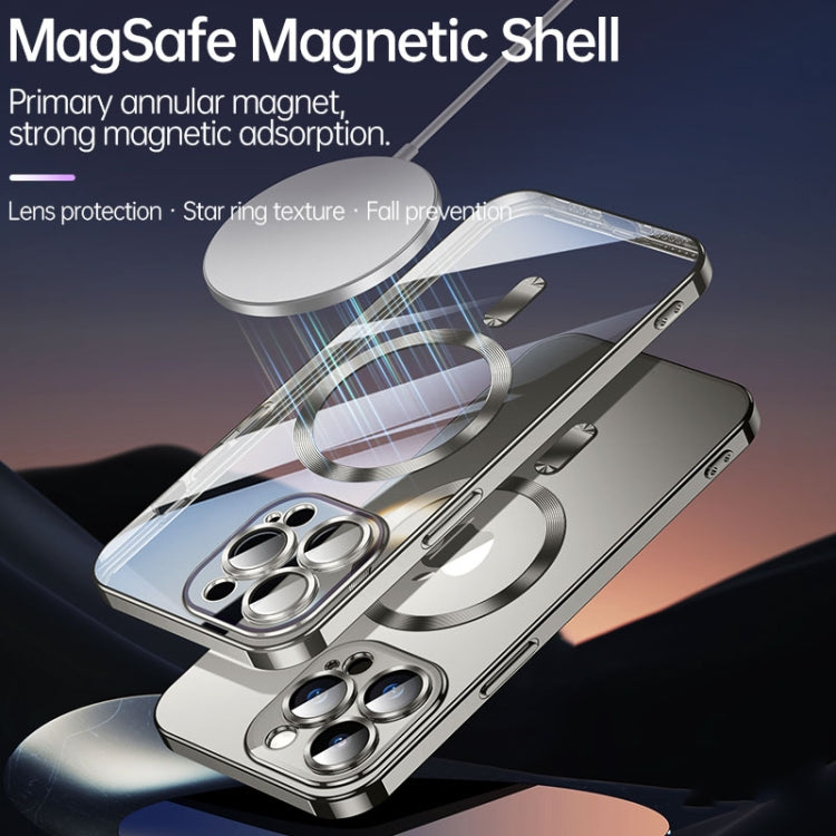 For iPhone 15 Pro Max SULADA MagSafe Plating TPU Shockproof Phone Soft Case(Sierra Blue) - iPhone 15 Pro Max Cases by SULADA | Online Shopping South Africa | PMC TechLife | Buy Now Pay Later Mobicred