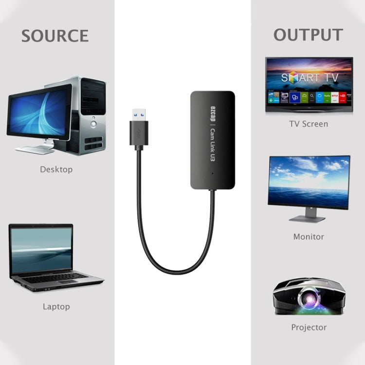Ezcap 370 4K HDMI to USB 3.0 Video Capture Card - Video Capture Solutions by Ezcap | Online Shopping South Africa | PMC TechLife | Buy Now Pay Later Mobicred