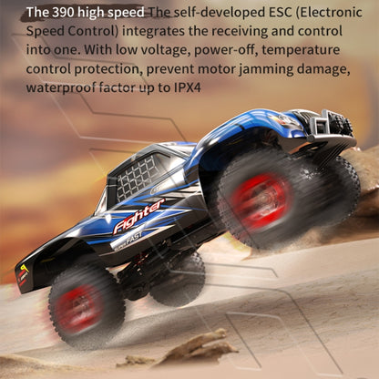 JJR/C Q39A 2.4G Four-wheel Drive High-speed Climbing Carbon Brush Motor RC Off-road Vehicle(Blue) - RC Cars by JJR/C | Online Shopping South Africa | PMC Jewellery | Buy Now Pay Later Mobicred