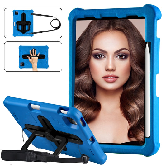 For iPad Pro 11 2024 Shield 360 Rotation Handle EVA Shockproof PC Tablet Case(Blue Black) - iPad Pro 11 2024 Cases by PMC Jewellery | Online Shopping South Africa | PMC Jewellery | Buy Now Pay Later Mobicred