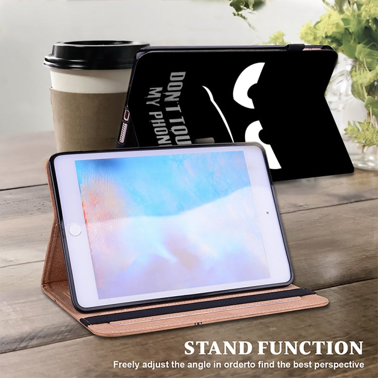 For Samsung Galaxy Tab S9+ / S9 FE+ Crystal Texture Painted Leather Tablet Case(Dont Touch My Phone) - free shipping - PMC Jewellery - Order now!