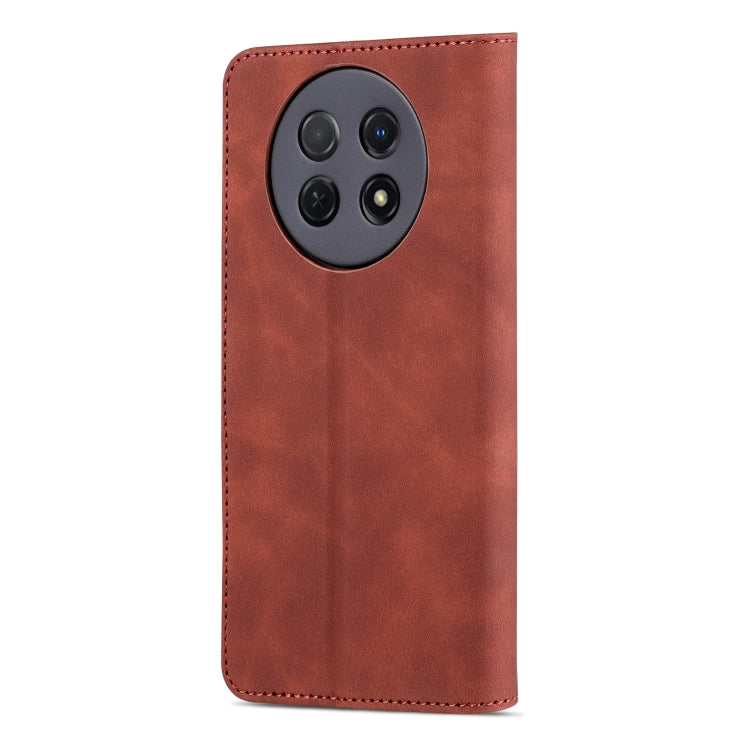 For Huawei Enjoy 60X/nova Y91 AZNS Skin Feel Calf Texture Flip Leather Phone Case(Brown) - Huawei Cases by AZNS | Online Shopping South Africa | PMC Jewellery