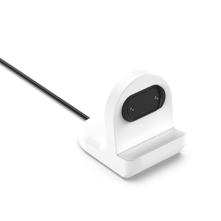 For Amazfit Bip 5 A2215 Smart Watch Silicone Charging Bracket(White) - Charger by PMC TechLife | Online Shopping South Africa | PMC TechLife | Buy Now Pay Later Mobicred