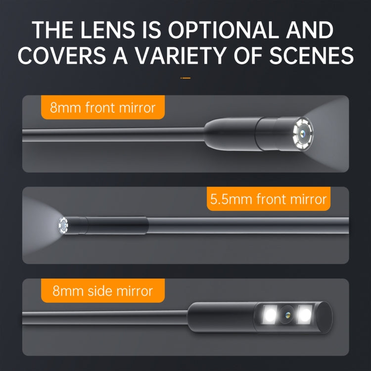 P200 5.5mm Front Lenses Integrated Industrial Pipeline Endoscope with 4.3 inch Screen, Spec:15m Tube -  by PMC Jewellery | Online Shopping South Africa | PMC Jewellery | Buy Now Pay Later Mobicred