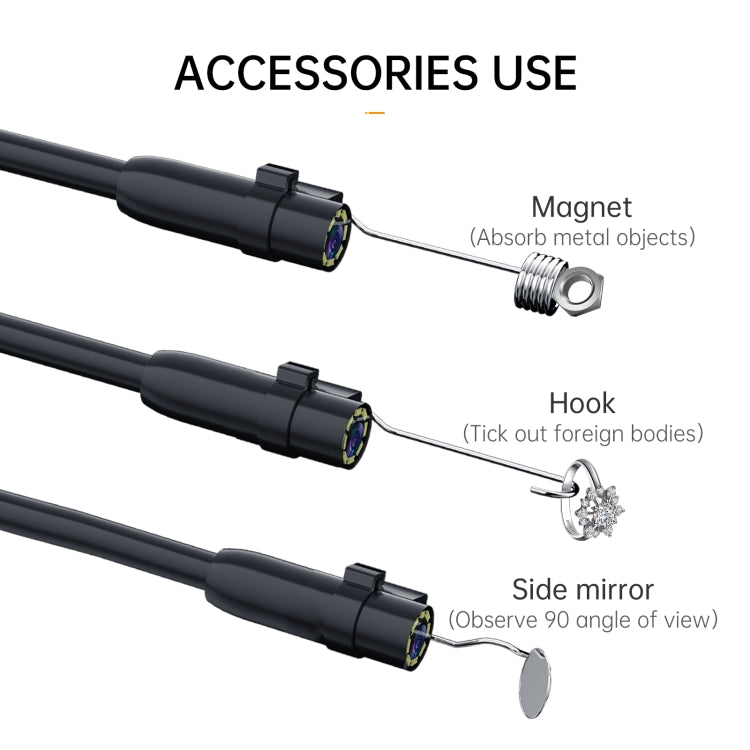 P200 8mm Front Lenses Integrated Industrial Pipeline Endoscope with 4.3 inch Screen, Spec:5m Tube -  by PMC Jewellery | Online Shopping South Africa | PMC Jewellery | Buy Now Pay Later Mobicred