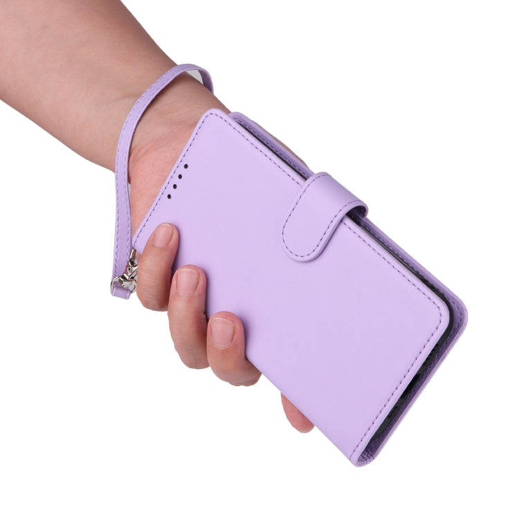 For iPhone 16 BETOPNICE BN-005 2 in 1 Detachable Imitate Genuine Leather Phone Case(Light Purple) - iPhone 16 Cases by BETOPNICE | Online Shopping South Africa | PMC Jewellery | Buy Now Pay Later Mobicred