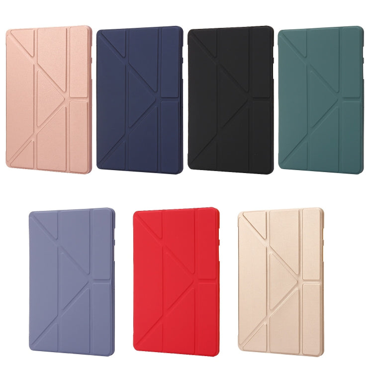 For Samsung Galaxy Tab S10+ / S9+ Deformation Silicone Leather Tablet Case(Dark Green) - Galaxy Tab S9+ Cases by PMC Jewellery | Online Shopping South Africa | PMC Jewellery | Buy Now Pay Later Mobicred