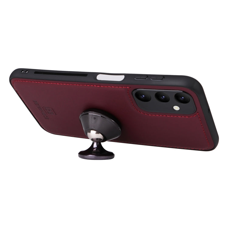 For Samsung Galaxy A25 5G BETOPNICE BN-005 2 in 1 Detachable Imitate Genuine Leather Phone Case(Wine Red) - Galaxy Phone Cases by BETOPNICE | Online Shopping South Africa | PMC Jewellery