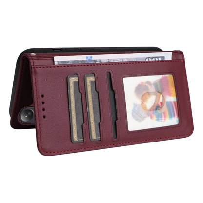 For Samsung Galaxy S24+ 5G BETOPNICE BN-005 2 in 1 Detachable Imitate Genuine Leather Phone Case(Wine Red) - Galaxy S24+ 5G Cases by BETOPNICE | Online Shopping South Africa | PMC Jewellery | Buy Now Pay Later Mobicred